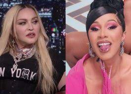 Cardi B se diz “decepcionada” com Madonna após postagem da cantora sobre os 30 anos de “Erotica”