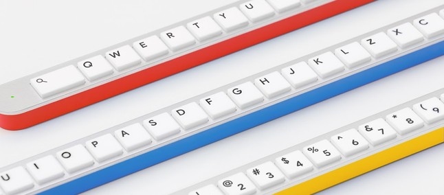 Google no Japão apresenta teclado em formato de vareta de 1,65 metro